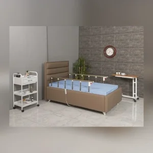 2 Motorlu Baza Görünümlü Hasta Karyolası 5